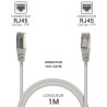 Câble réseau RJ45 Cat. 6A 100% cuivre S/FTP LSOH 1,00m Noir -S