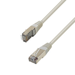 Câble réseau RJ45 Cat. 6A 100% cuivre S/FTP LSOH 5,00m Noir -S
