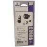 Pack charg. secteur&al cigare cordon rétract  iPhone 3à 4S/iPod noir