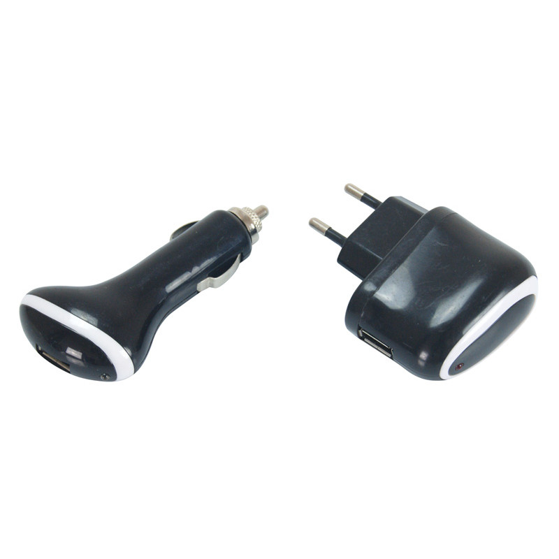 Pack chargeur secteur et allume cigare USB 1A