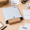 Enveloppe Plastique d'expédition blanche 120mic 15x20cm pack de 100