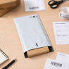 Enveloppe Plastique d'expédition blanche 120mic 17x30cm pack de 100