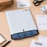 Enveloppe Plastique d'expédition blanche 120mic 32x45cm pack de 100