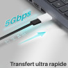 Adaptateur USB 3.0 Male à USB 3.1 Type C Femelle