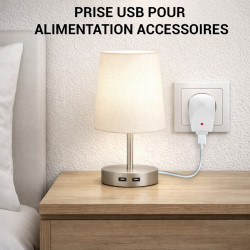Chargeur secteur USB 1A blanc sachet