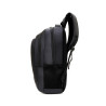 Sac à Dos 17'' Polyester Satiné Elégant Multi Poches Gros volume Noir