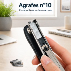 Agrafes n°10 galvanisée boîte de 1000