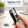 Agrafes n°10 galvanisée boîte de 1000