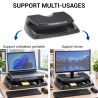 Support moniteur ou PC portable jusqu'à 17  avec rangements