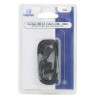 Cordon micro USB mâle vers USB 2.0 mâle 1.00m noir blister