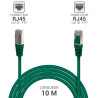 Câble Réseau Ethernet RJ45 Cat 5e FTP blindé vert 10m
