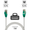 Cordon réseau RJ45 Cat. 5e blindé FTP gris 1.00m Suspendu