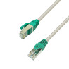 Cordon réseau RJ45 Cat. 5e blindé FTP gris 2.00m Suspendu
