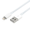Cordon Lightning  à USB 2.0 2.00m blanc Suspendu