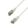 Câble réseau RJ45 Cat. 6 100% cuivre blindé FTP blanc 2.00m