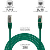 Câble réseau RJ45 Cat. 6a 100% cuivre S/FTP LSOH vert 3.00m