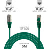 Câble réseau RJ45 Cat. 6a 100% cuivre S/FTP LSOH vert 5.00m