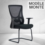 Siège Visiteur Noir  SCIPIO -- Démo livré monté