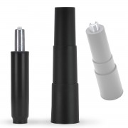 Vérin avec cache pour fauteuil bureau course 100 mm noir Ø 50/28mm