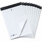 Enveloppe Plastique d'expédition blanche 120mic 45x65cm pack de 100
