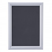 Cadre aluminium pour affichage avec angle amovible A5 (14,8x21cm)