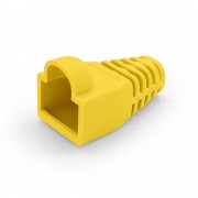 Manchon de protection souple pour connecteurs RJ45 jaune