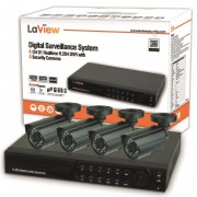 Pack Videosurveillance avec 4 camera 600TV lignes int/exterieur IR