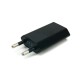 Chargeur USB sur prise secteur compact 1A noir BLISTER WAYTEX