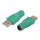 Adaptateur USB / 1 x PS/2 (minidin6) F pour souris