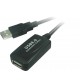 Cordon répéteur USB 2.0 A/A M/F 5.00m