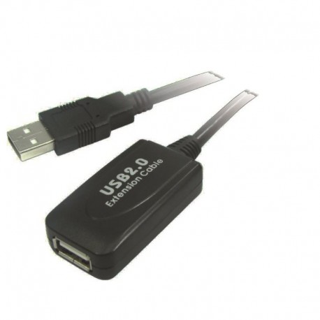 Cordon répéteur USB 2.0 A/A M/F 5.00m