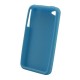 Coque silicone pour iPhone 4 4S Bleu Clair Waytex