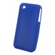 Coque silicone pour iPhone 4 4S Bleu Foncé Waytex