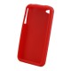 Coque silicone pour iPhone 4 4S Rouge Waytex