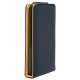 Housse de protection noire fermeture verticale magnet pour Samsung OMNIA I 8700
