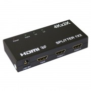 Partageur/amplificateur pour 2 sorties,  HDMI 1.4, 4K, 3D