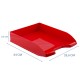 Corbeille courrier anti-choc A4 empilable 345x255x67mm rouge