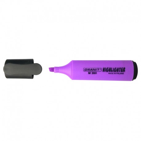 Surligneur violet écriture 1 à 5 mm encre base eau - unité