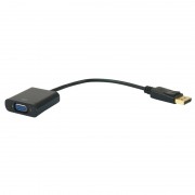 Adaptateur actif DisplayPort 1.2 mâle / HD15 femelle avec cordon 0.15m