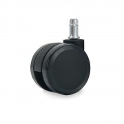 Roulette universelle grand diametre pour fauteuil couleur noir 11/60mm