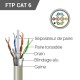 Câble monobrin FTP LSZH Cat. 6 Touret de 500.00m