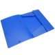 Chemise Bleu Polypro 4,5/10e,  3 rabats avec élastque