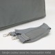 Sacoche pour PC portable 15.6" et documents en nylon gris