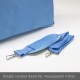 Sacoche pour PC portable 15.6" et documents en nylon bleu