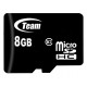 Carte mémoire microSDHC 8 Go Class10 avec adaptateur Team Group