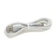 Cordon USB 3.1 type C / USB 2.0 A mâle-mâle 1.00m Nylon Silver 