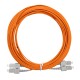 Jarretière optique Multim OM1 62.5/125 duplex Zipp orange SC/SC 10.0m